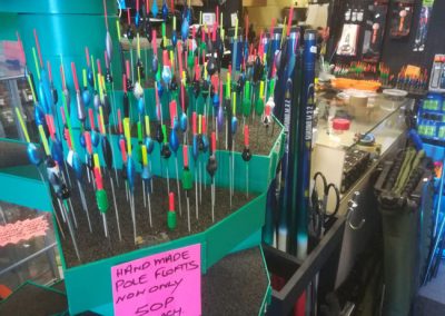 Fishing floats from Universal Angling supplies, Sheffield