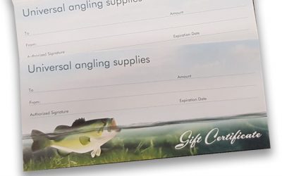 Universal Angling Gift Cards now on sale